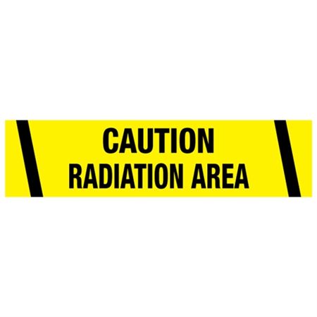 Caution Radiation Area Barricade Tape